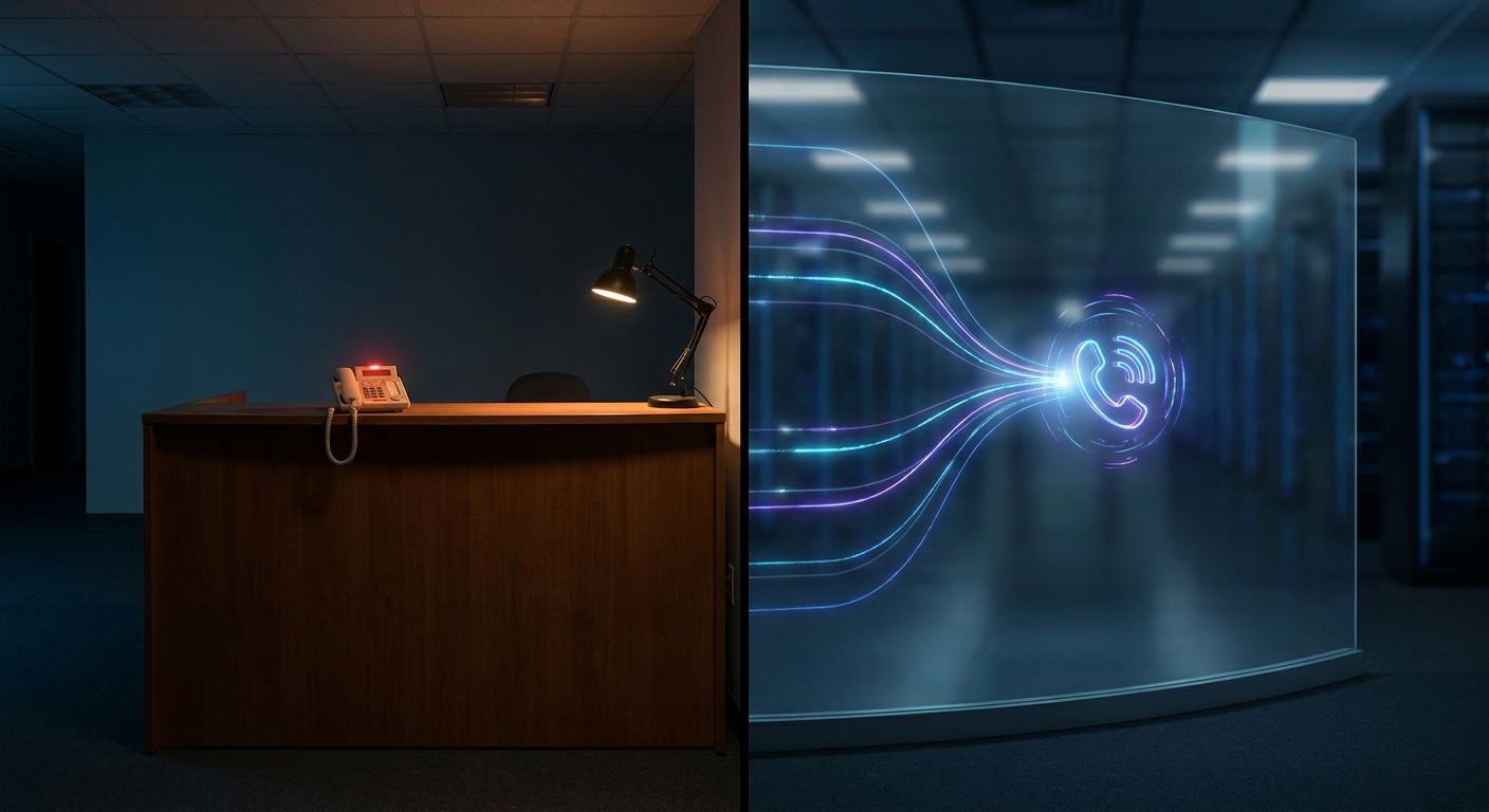 AI vs Human Receptionist: Real Cost Comparison for Contractors