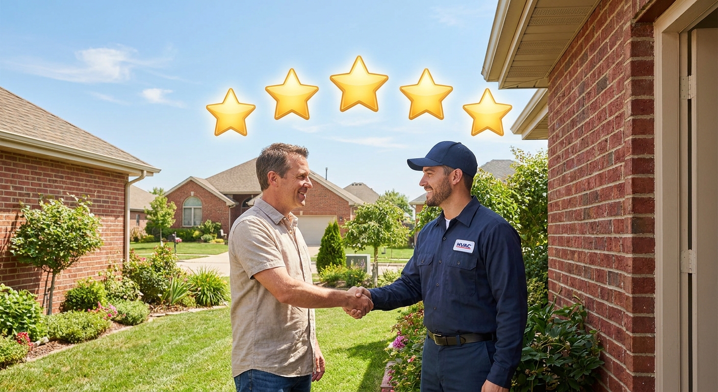 How Fast Phone Answering Builds a 5-Star HVAC Reputation